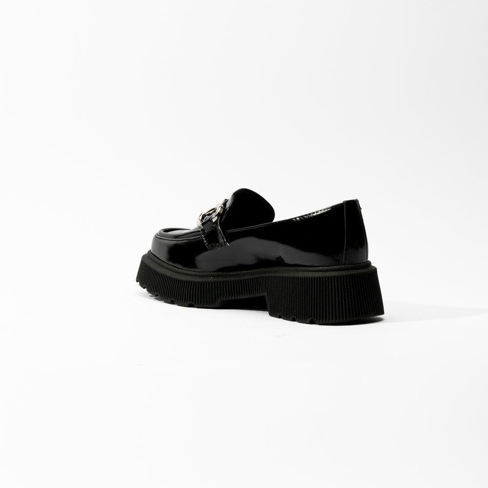 Foto 4 pulgar | Mocasines Loafer Plataforma 4cm Para Mujer Walki Isabela Negro