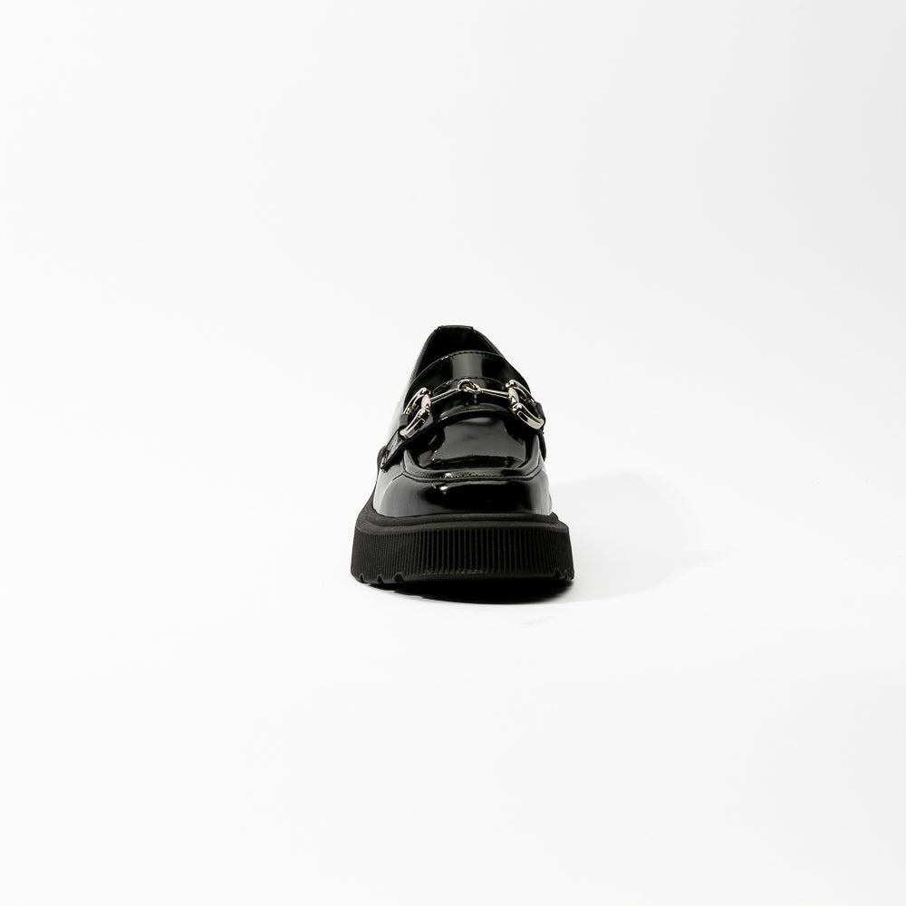 Foto 6 pulgar | Mocasines Loafer Plataforma 4cm Para Mujer Walki Isabela Negro