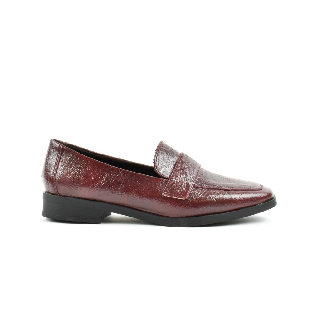 Foto 2 pulgar | Mocasines Loafer Moda Flat Clásico Mujer Walki Carmen Vino