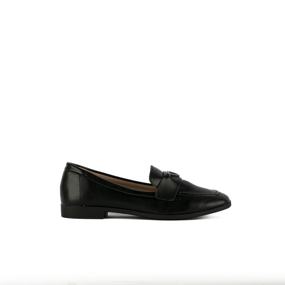 Foto 2 pulgar | Mocasines Loafer Moda Flat Clásicopara Mujer Walki Antonella Negro