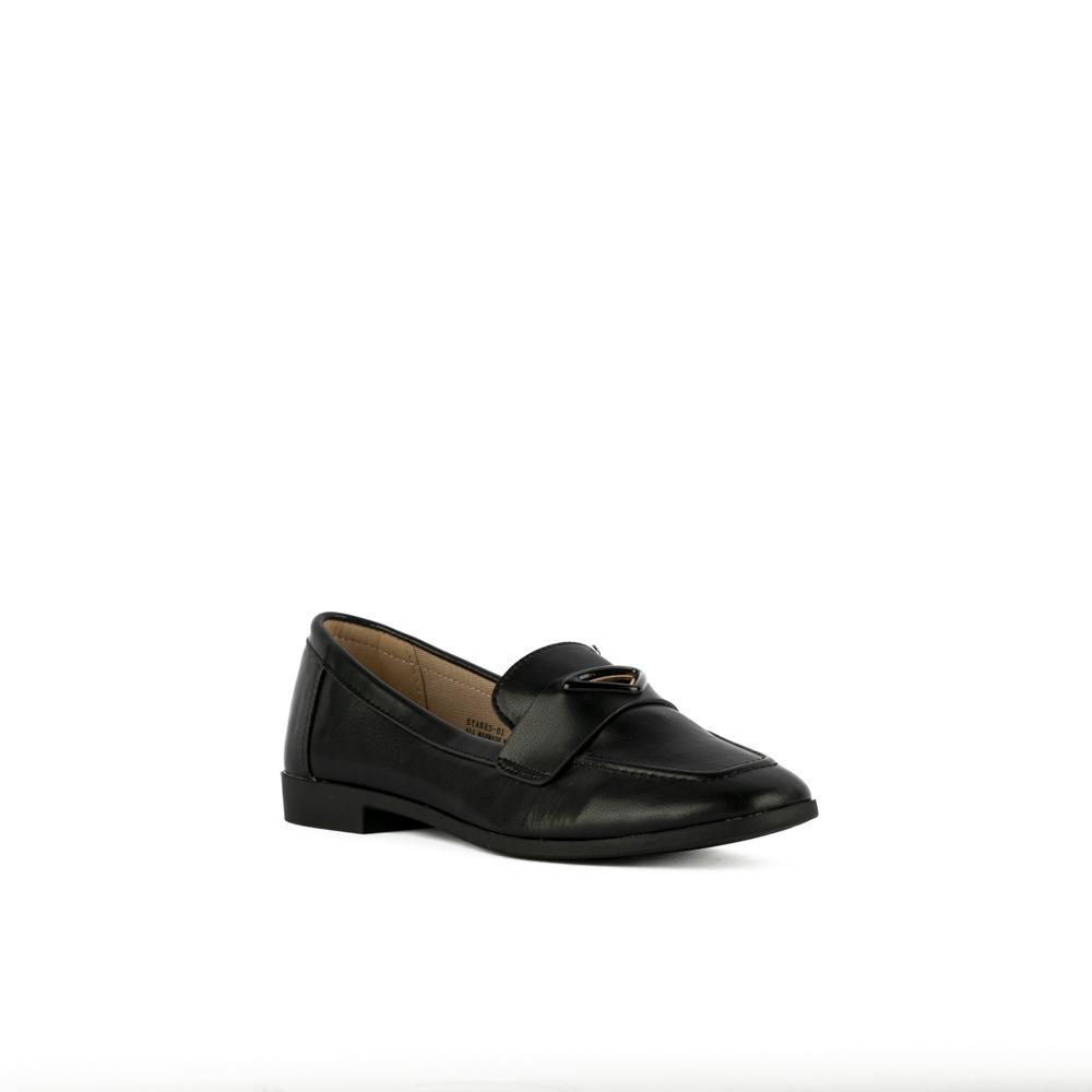 Foto 3 pulgar | Mocasines Loafer Moda Flat Clásicopara Mujer Walki Antonella Negro