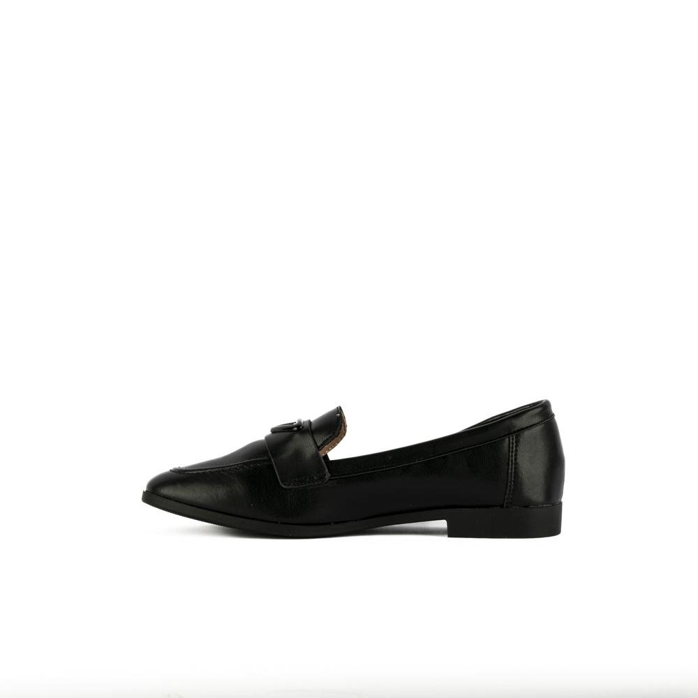 Foto 4 pulgar | Mocasines Loafer Moda Flat Clásicopara Mujer Walki Antonella Negro