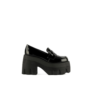 Foto 1 | Mocasines Loafer Moda Plataforma 11cm De Mujer Walki Gianna Negro