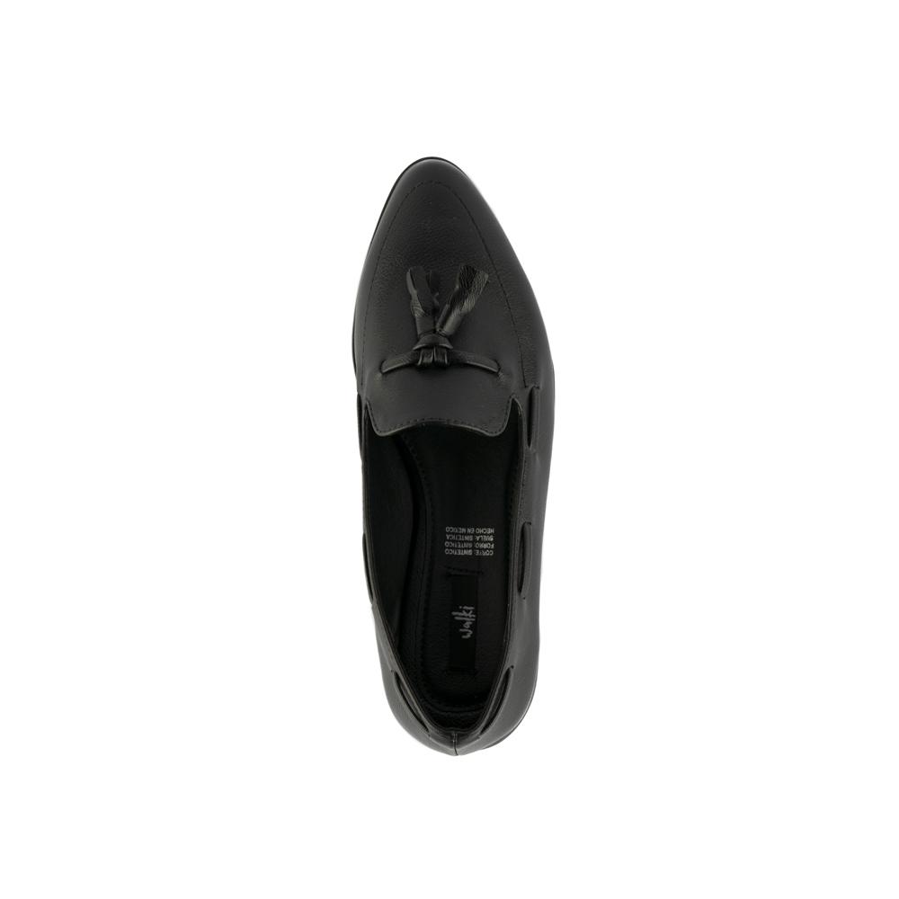Foto 7 pulgar | Mocasines Loafer Moda Flat Clásicopara Mujer Walki Michele Negro