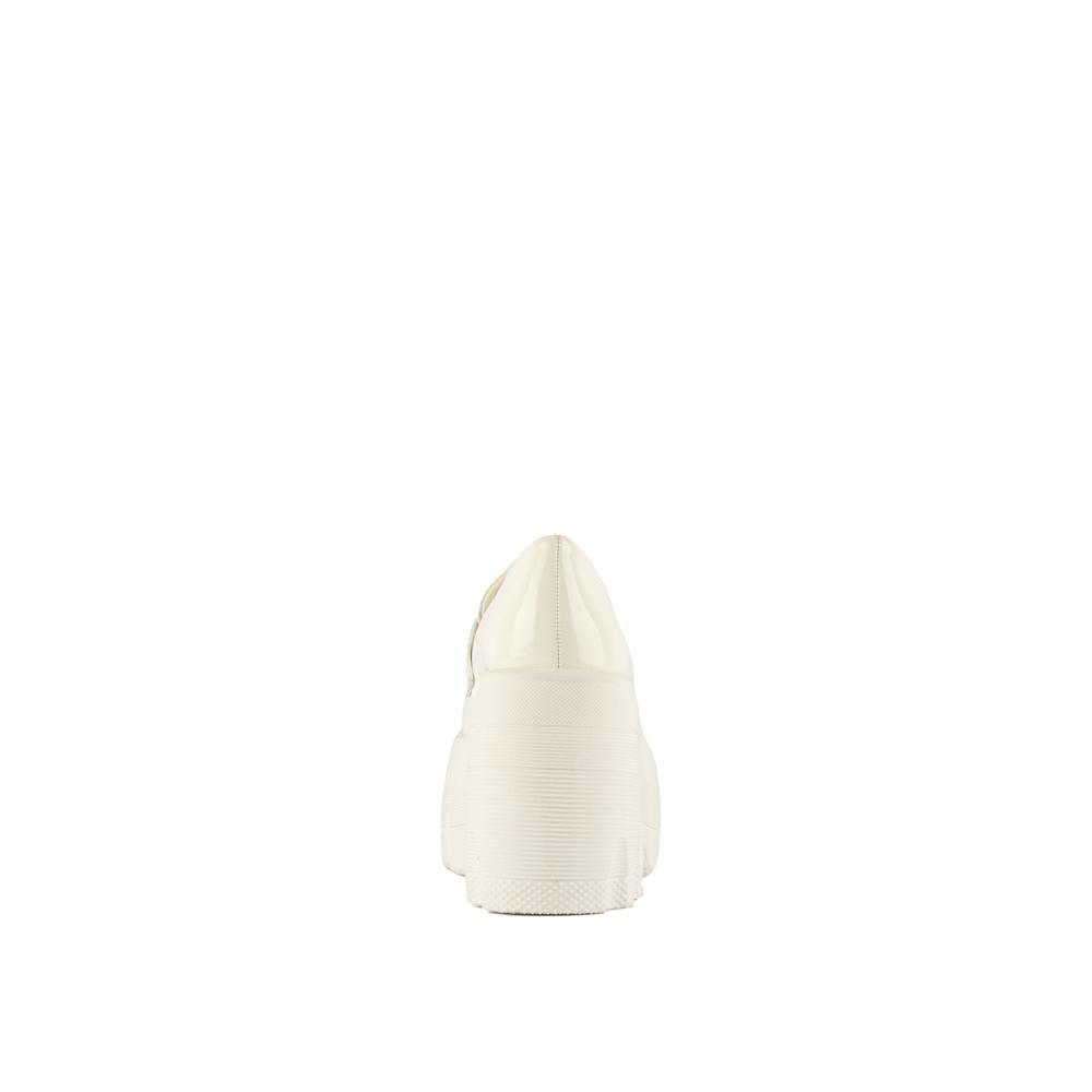 Foto 5 pulgar | Mocasines Loafer Moda Plataforma 11cm De Mujer Walki Gianna Blanco