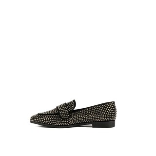 Foto 4 | Mocasines Loafer Moda Flat Brillos Para Mujer Walki Valeria Negro