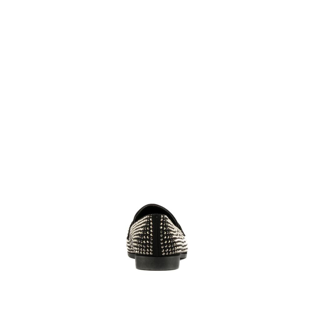 Foto 6 pulgar | Mocasines Loafer Moda Flat Brillos Para Mujer Walki Valeria Negro