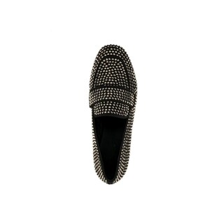 Foto 6 | Mocasines Loafer Moda Flat Brillos Para Mujer Walki Valeria Negro