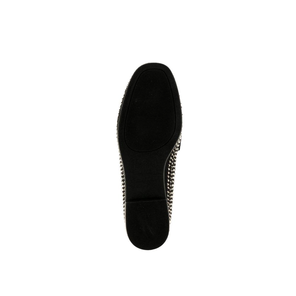 Foto 8 pulgar | Mocasines Loafer Moda Flat Brillos Para Mujer Walki Valeria Negro