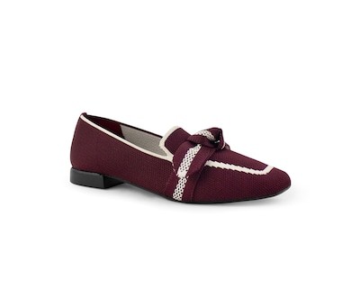 Foto 1 | Mocasin Color Vino Nudo Material Sintetico