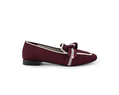 Foto 2 | Mocasin Color Vino Nudo Material Sintetico