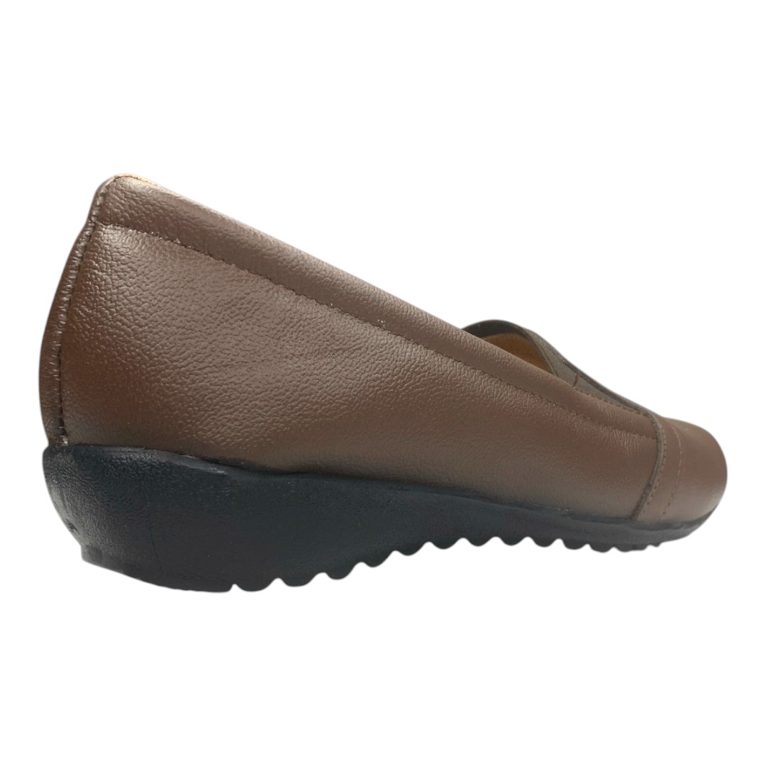 Foto 3 pulgar | Zapatos Las Cuatas Zapaterías Café para Mujer
