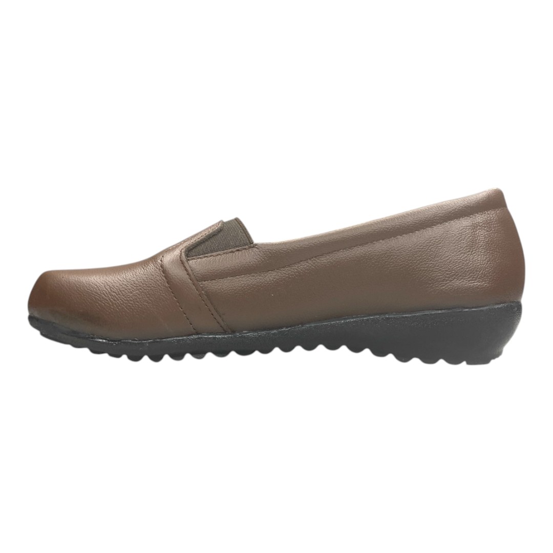 Foto 4 pulgar | Zapatos Las Cuatas Zapaterías Café para Mujer