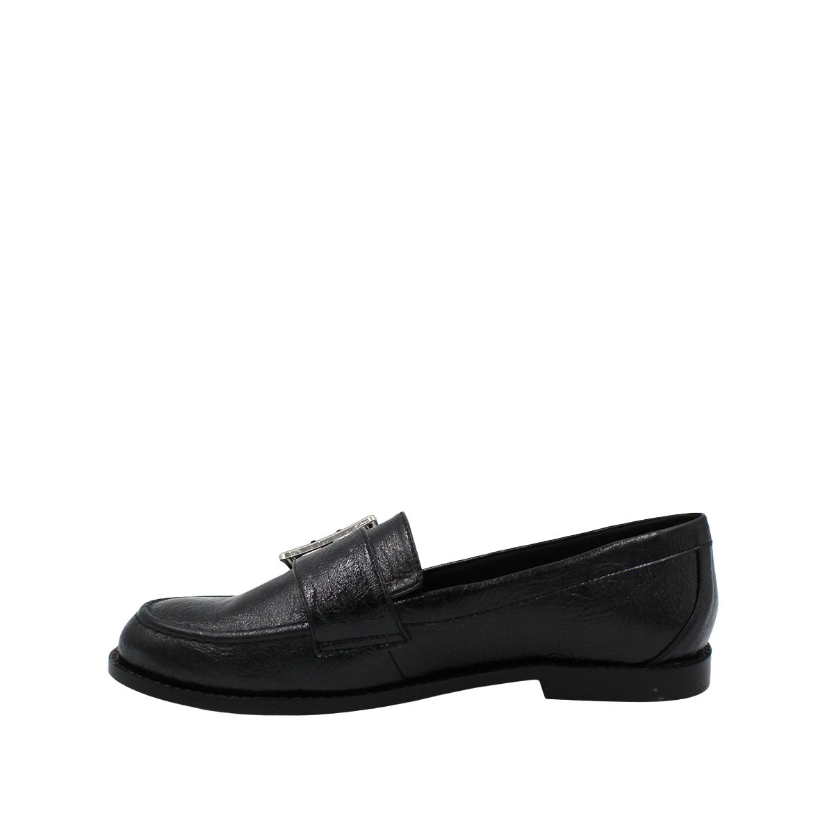 Foto 5 pulgar | Mocasín Loafer Para Dama Con Hebilla Metálica Grande Elena