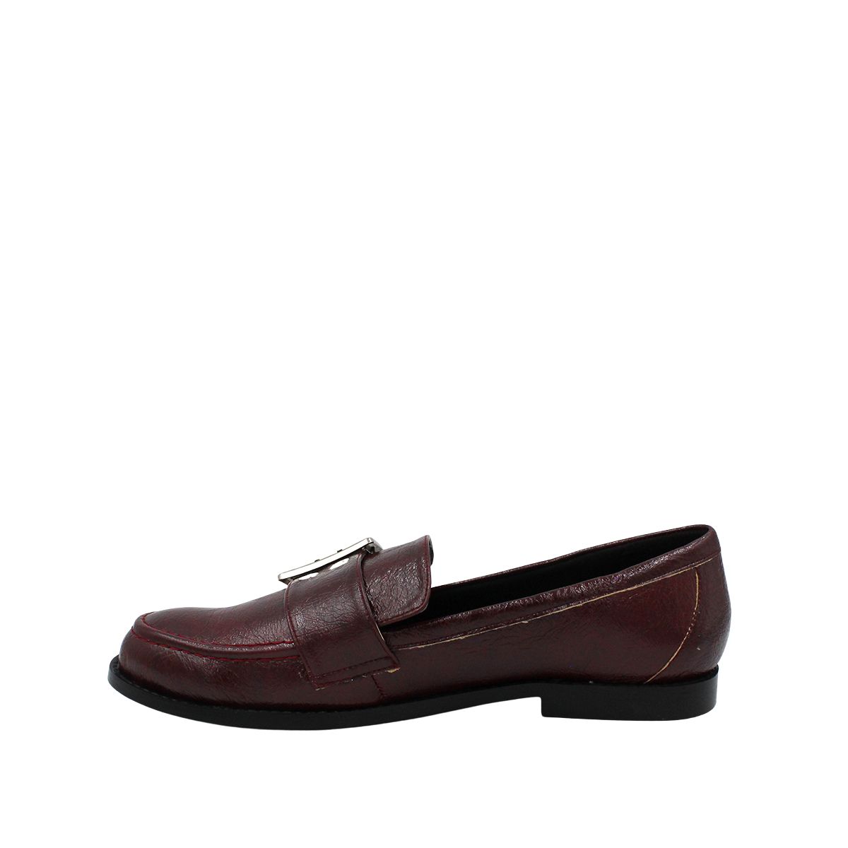 Foto 4 | Mocasín Loafer Para Dama Con Hebilla Metálica Grande Elena