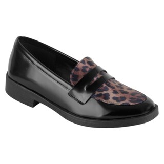 Foto 1 | Mocasines Exterior Piel Vegana Color Negro Para Mujer De Rbcollection