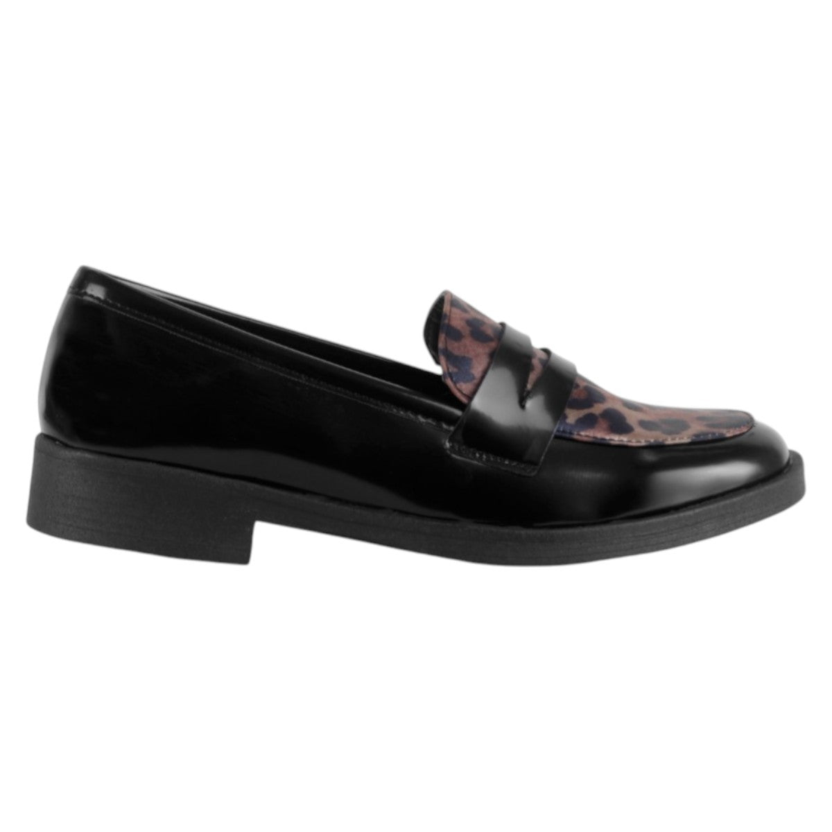 Foto 3 pulgar | Mocasines Exterior Piel Vegana Color Negro Para Mujer De Rbcollection