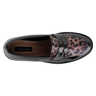 Foto 3 | Mocasines Exterior Piel Vegana Color Negro Para Mujer De Rbcollection