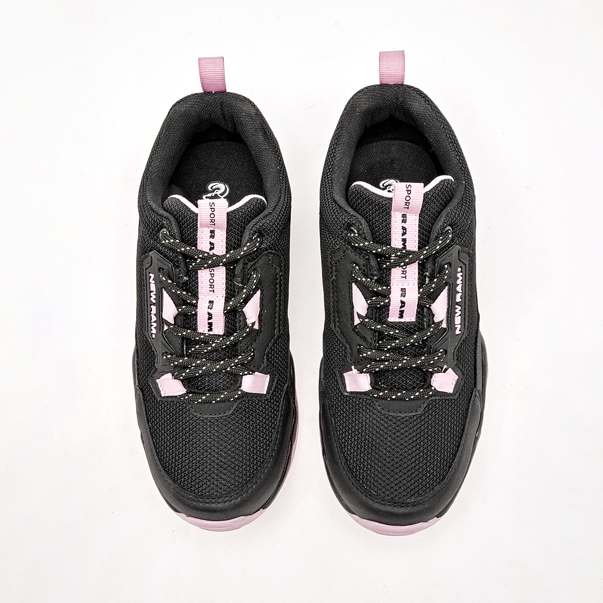 Foto 3 | Ram Zapato Para Hacer Hiking Para Mujer Negro Rosa