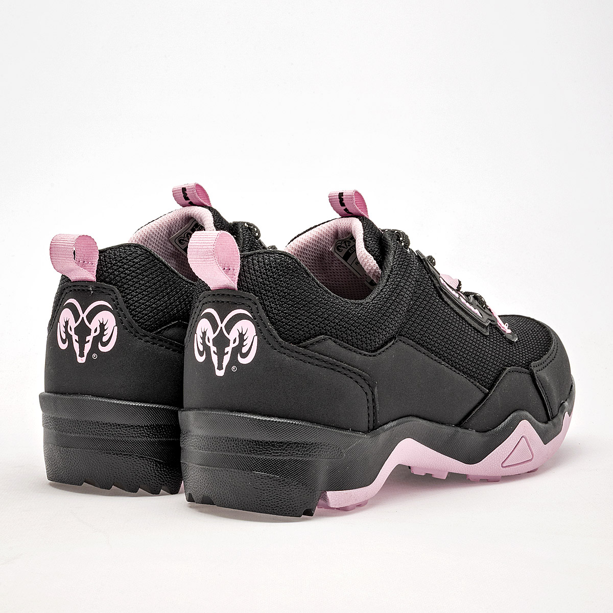 Foto 6 pulgar | Ram Zapato Para Hacer Hiking Para Mujer Negro Rosa