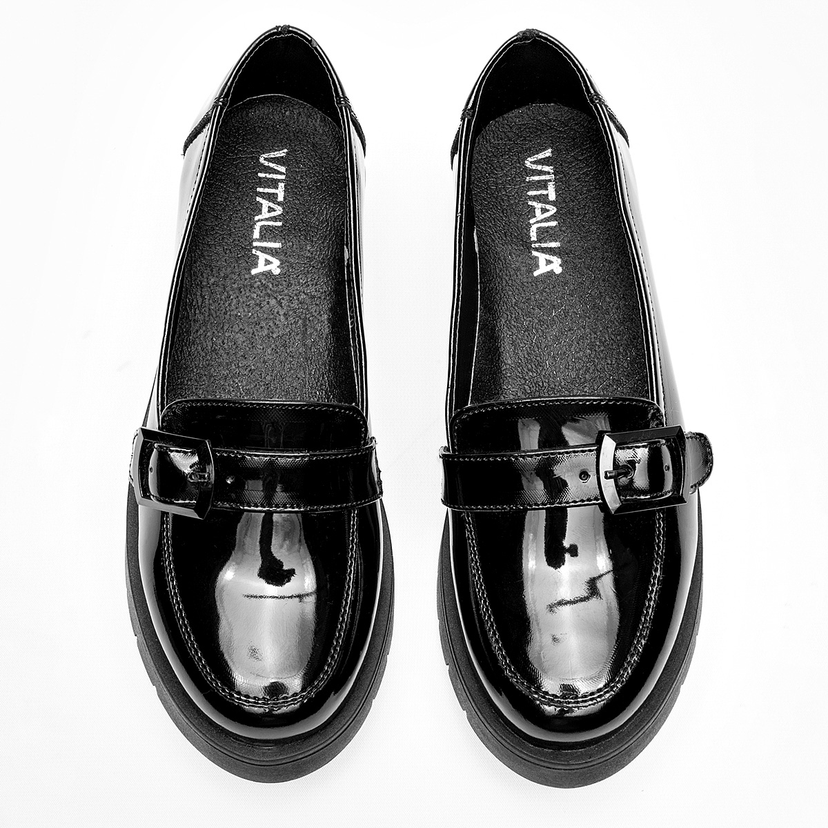 Foto 3 | Vitalia Zapatos Para Mujer Negro Charol