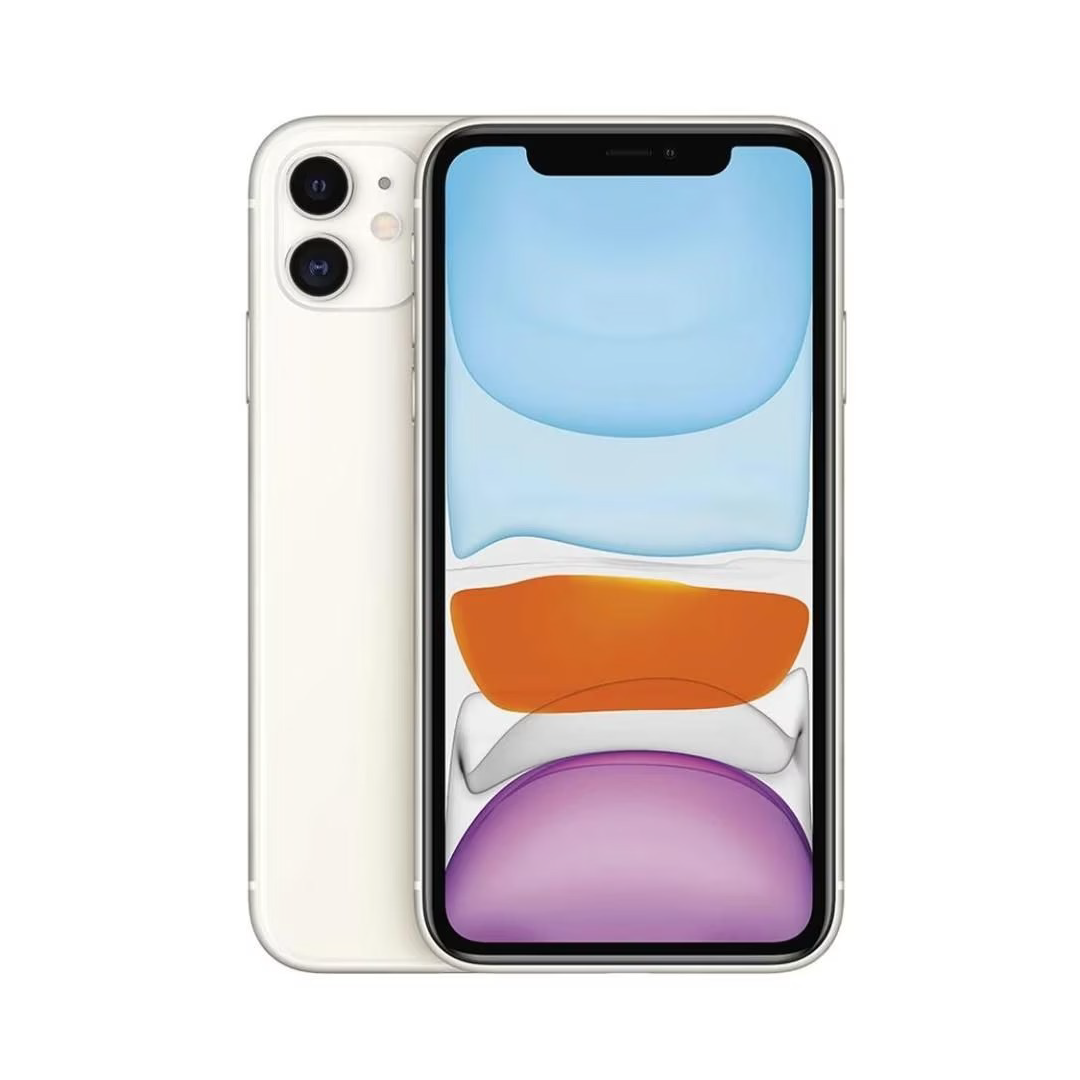 Foto 2 | iPhone 11 Blanco 64gb Reacondicionado + Accesorios