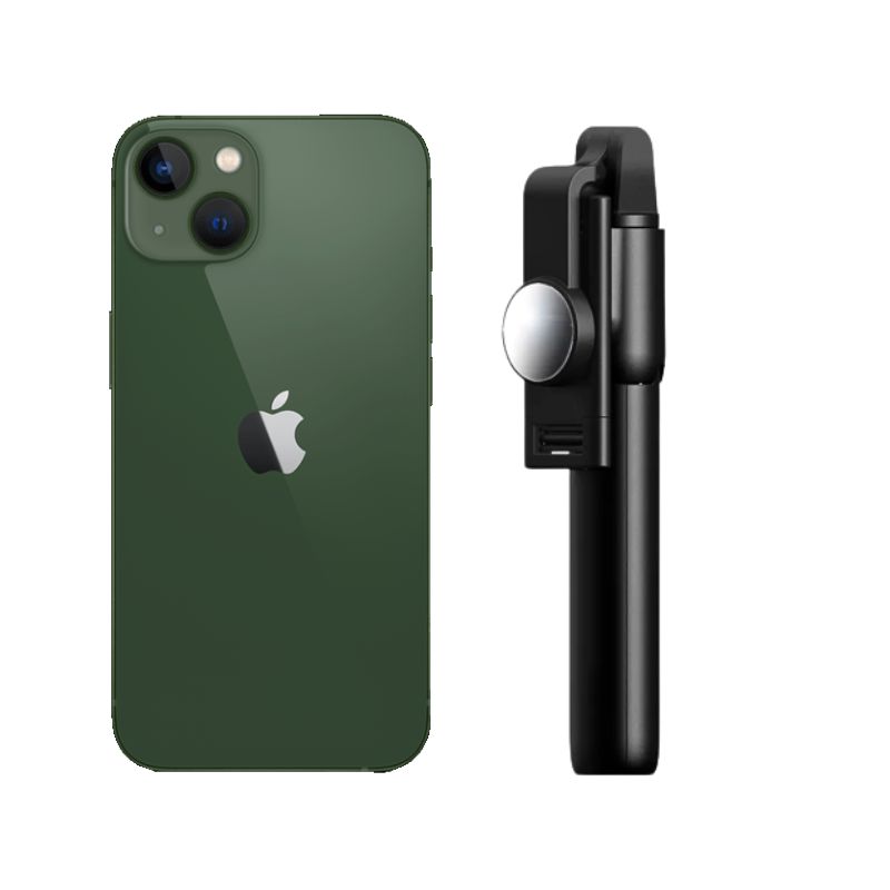 Foto 2 pulgar | Celular iPhone 13 128gb color Verde Reacondicionado + Bastón Bluetooth