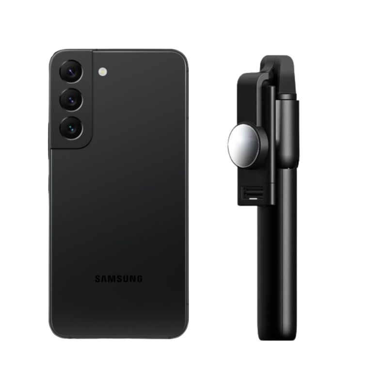 Celular Samsung S22 Plus 128gb color Negro Reacondicionado + Bastón Bluetooth