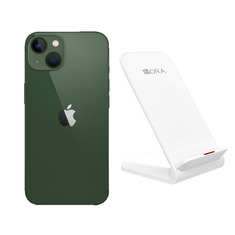Foto 2 pulgar | Celular iPhone 13 128gb Verde Reacondicionado + Base Cargador
