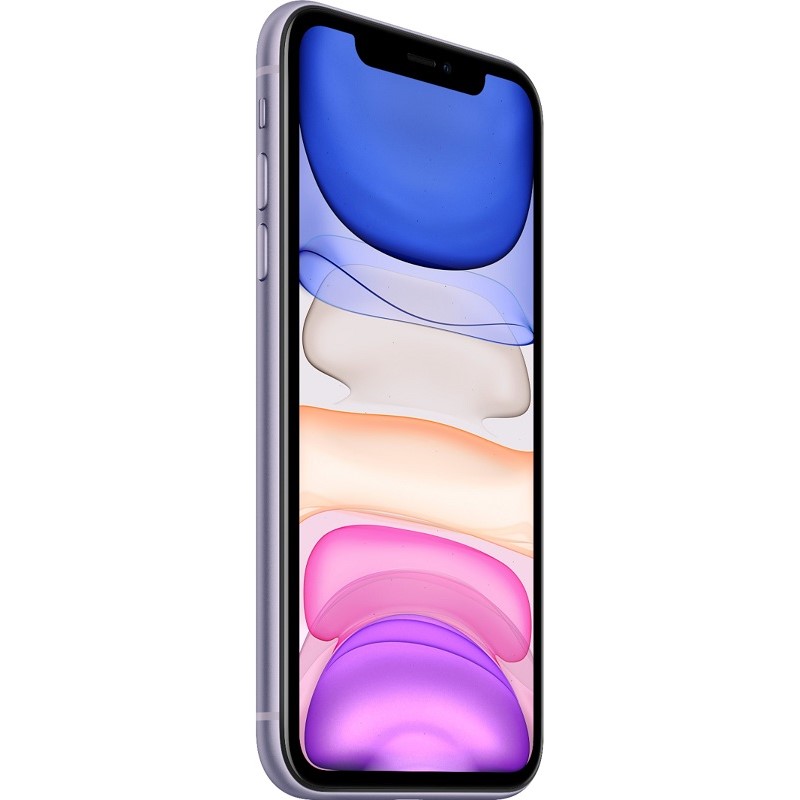 Foto 2 | Celular iPhone 11 64gb color Morado Reacondicionado + Base Cargador