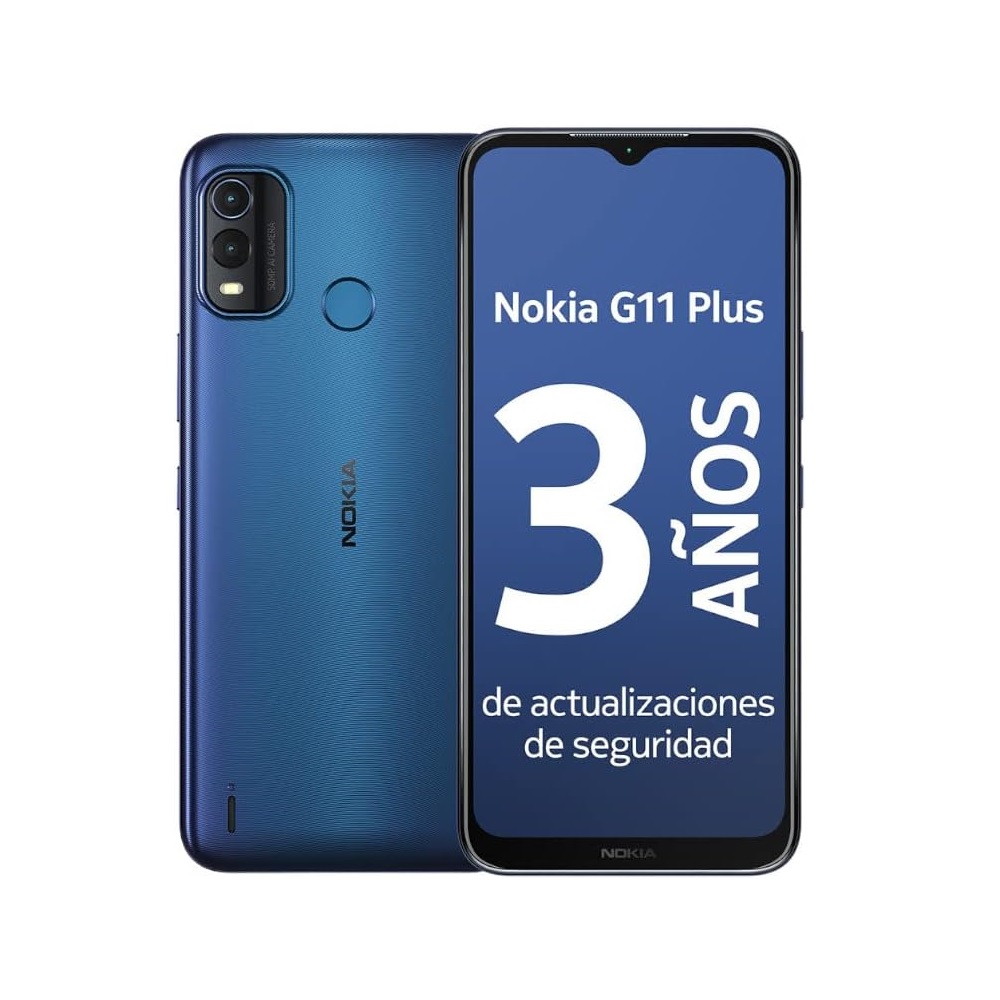 Foto 2 pulgar | Celular Nokia G11 Plus color Azul Reacondicionado