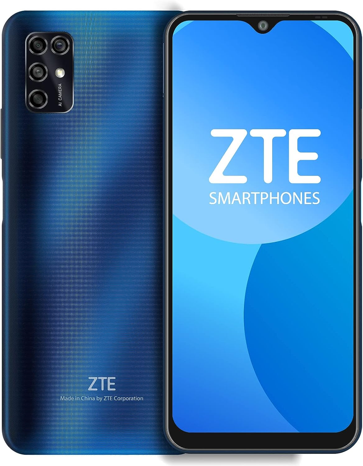 Celular Zte Blade V20 Smart color Azul Reacondicionado