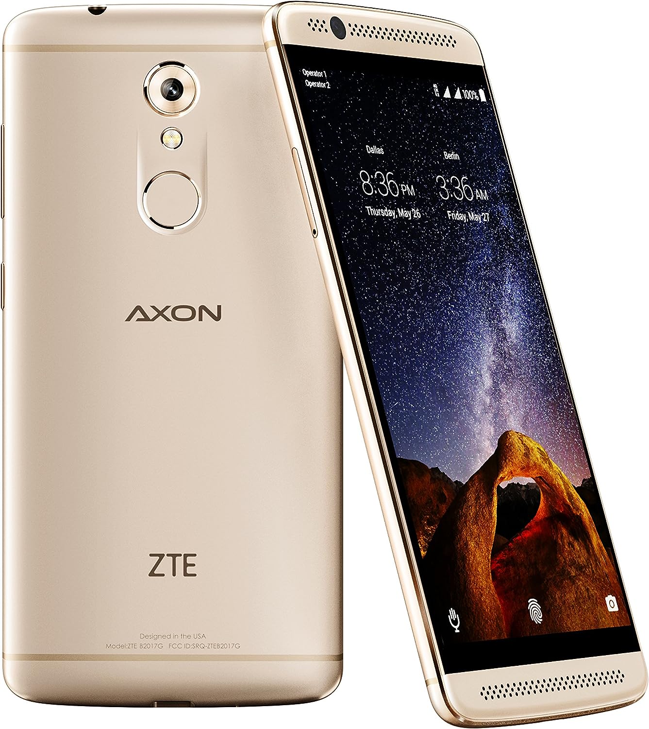 Foto 3 pulgar | Celular Zte Axon 7 color Dorado Reacondicionado