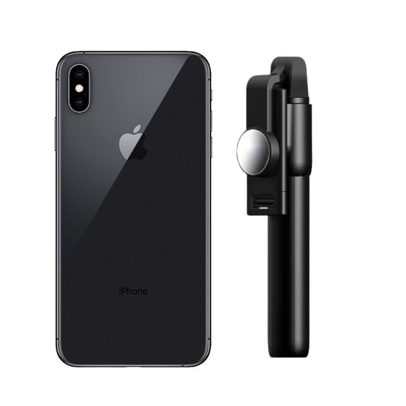 Celular IPhone Xs 64gb color Negro Reacondicionado + Bastón Bluetooth