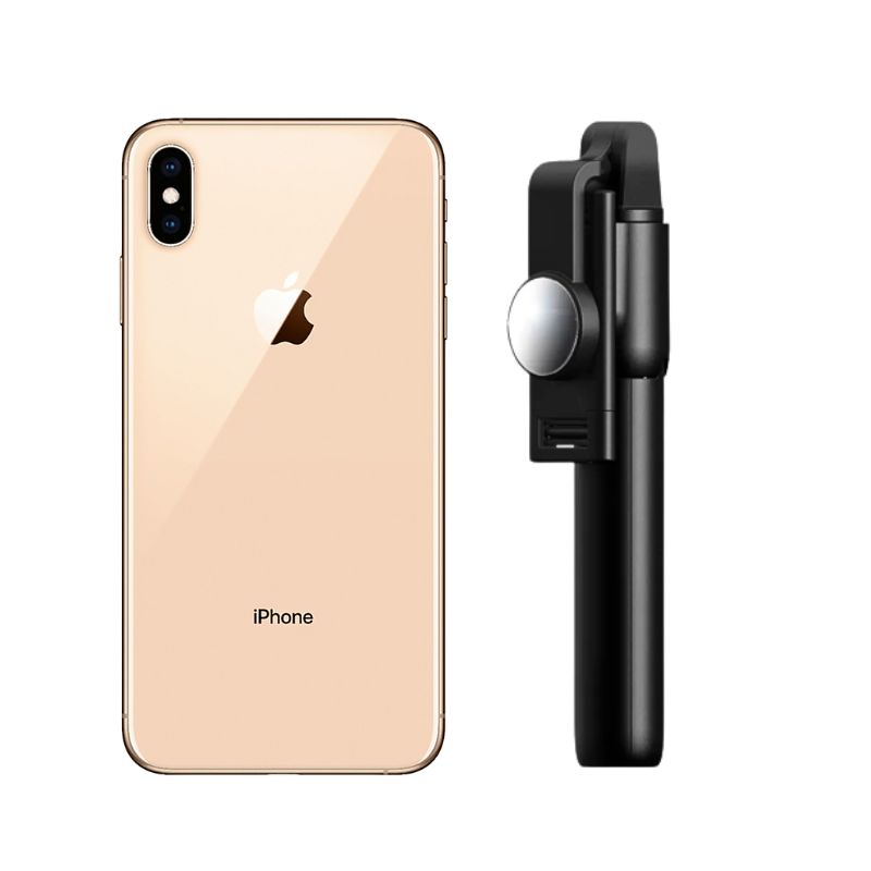 Foto 2 pulgar | Celular Iphone Xs 256gb Dorado Reacondicionado + Bastón Bluetooth