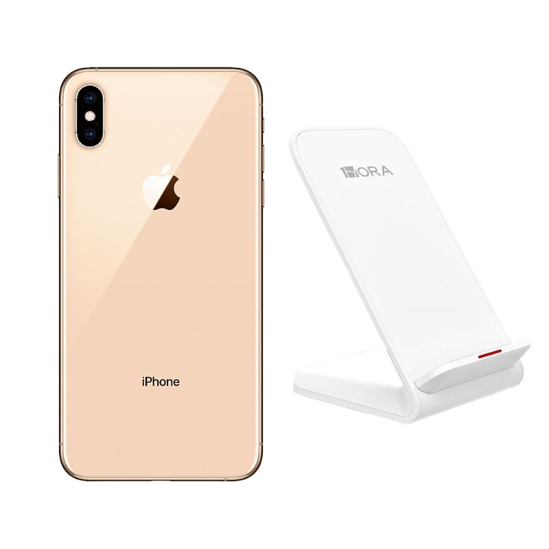 Foto 2 pulgar | Celular iPhone Xs 64gb Dorado Reacondicionado + Base Cargador