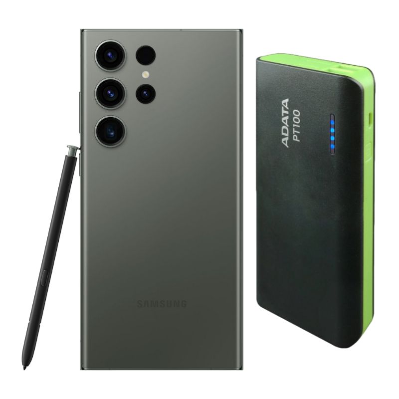 Celular Samsung Galaxy S23 Ultra 256gb Verde Reacondicionado + Power Bank 10,000mah