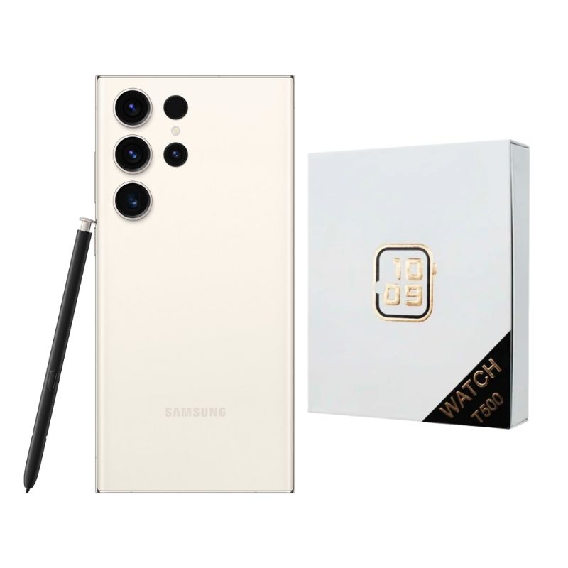 Celular Samsung Galaxy S23 Ultra 512gb Beige Reacondicionado + Reloj Genérico