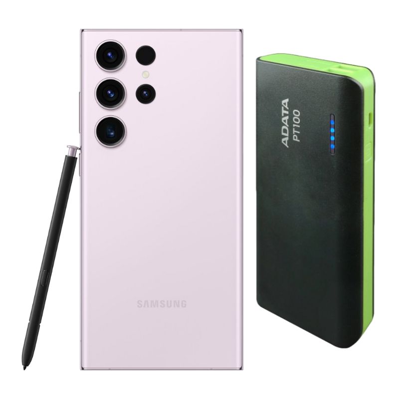 Celular Samsung Galaxy S23 Ultra 512gb Lila Reacondicionado + Power Bank 10,000 mah