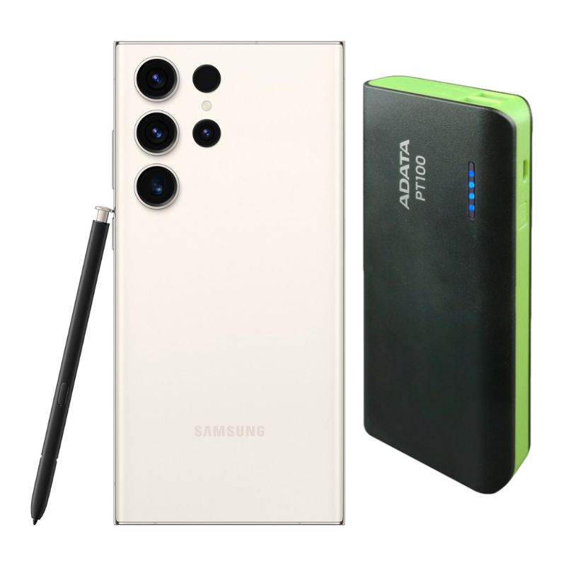 Celular Samsung Galaxy S23 Ultra 512GB Beige Reacondicionado + Power Bank 10,000 Mah