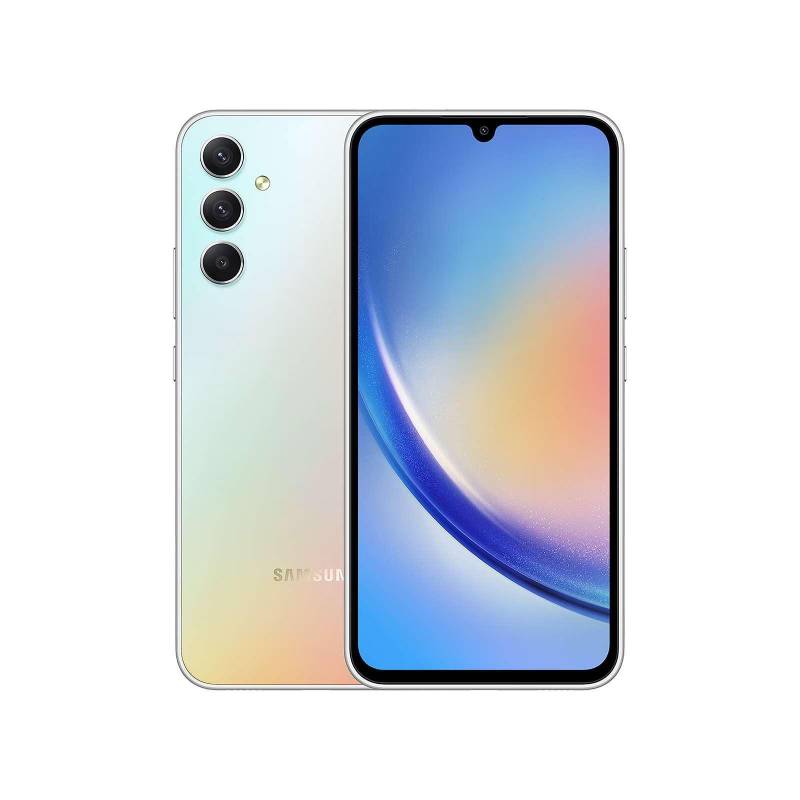 Foto 1 | Celular Samsung A34 6/128gb 5g Plata Impresionante Reacondicionado