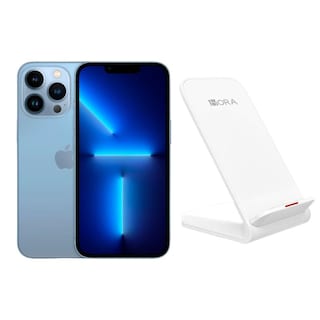 Foto 1 | Celular Apple iPhone 13 Pro Reacondicionado 256GB color Azul + Base Cargador