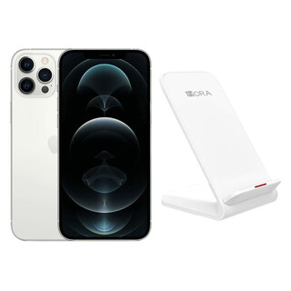 Foto 1 | Celular Apple iPhone 12 Pro Reacondicionado 256 GB Plateado + Base Cargador