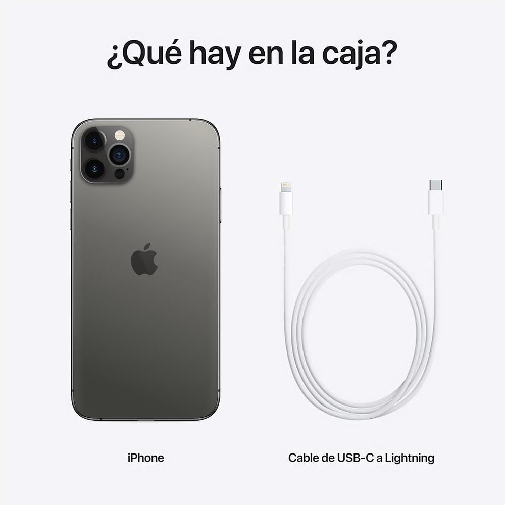 Foto 2 | Celular Apple iPhone 12 Pro 256gb Oled Retina Xdr 6.1'' Grafito Reacondicionado Grado A