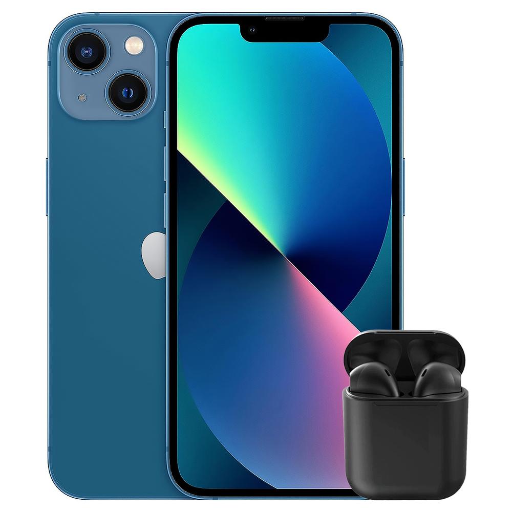 Celular Apple Iphone 13 128gb Oled Retina Xdr 6.1'' Azul + Audifonos Reacondicionado