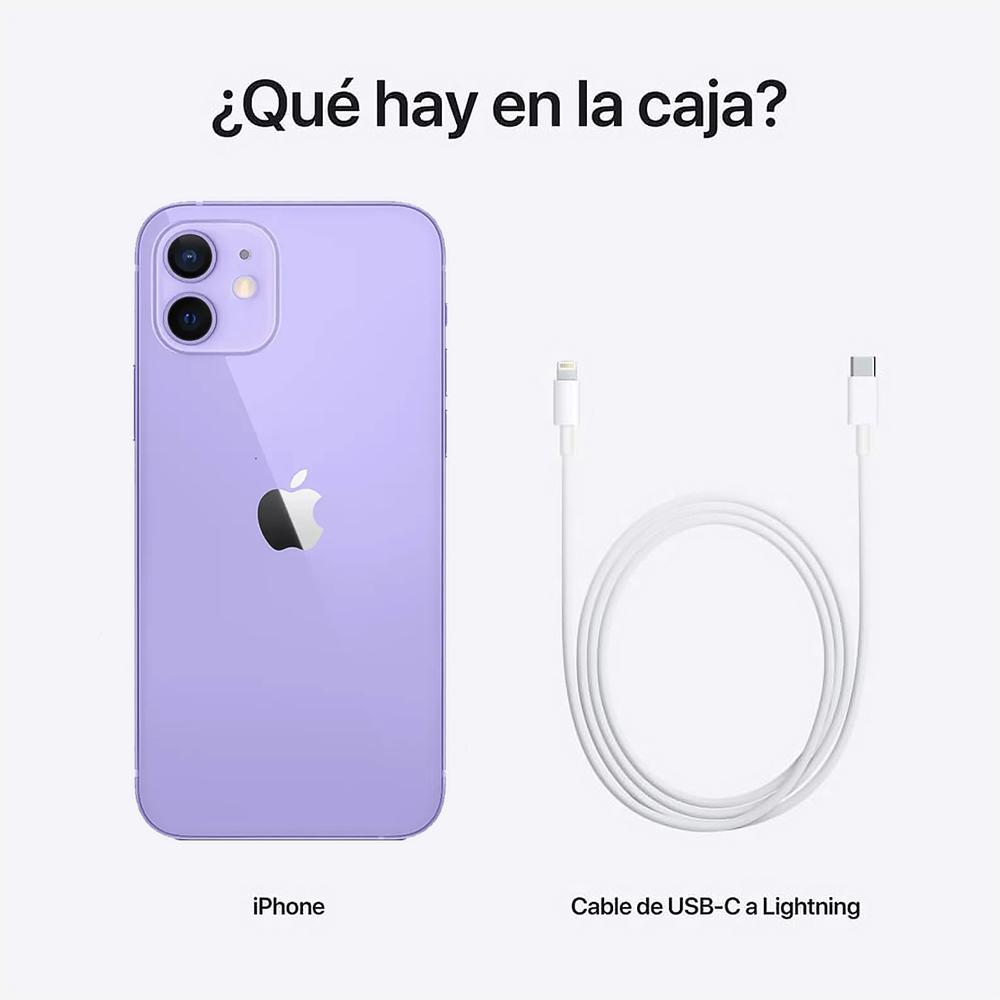 Foto 3 pulgar | Celular Apple IPhone 12 Mini 128gb 5.4 Super Retina Xdr 12mp Morado Reacondicionado
