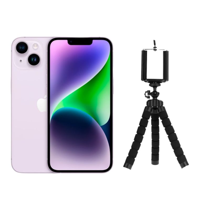 iPhone 14 512gb Lila Reacondicionado + Trípode