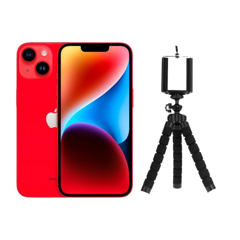 IPhone 14 128gb Rojo E-sim Reacondicionado + Trípode