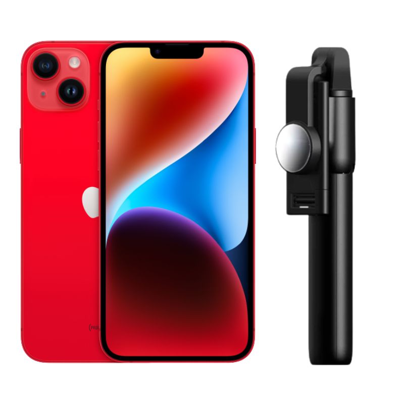 IPhone 14 128gb Rojo E-sim Reacondicionado + Bastón Bluetooth