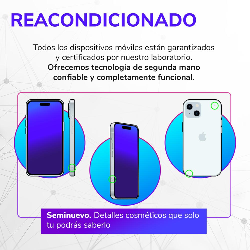 Foto 6 pulgar | Apple Iphone 13, 128gb, Blanco Estelar (reacondicionado)